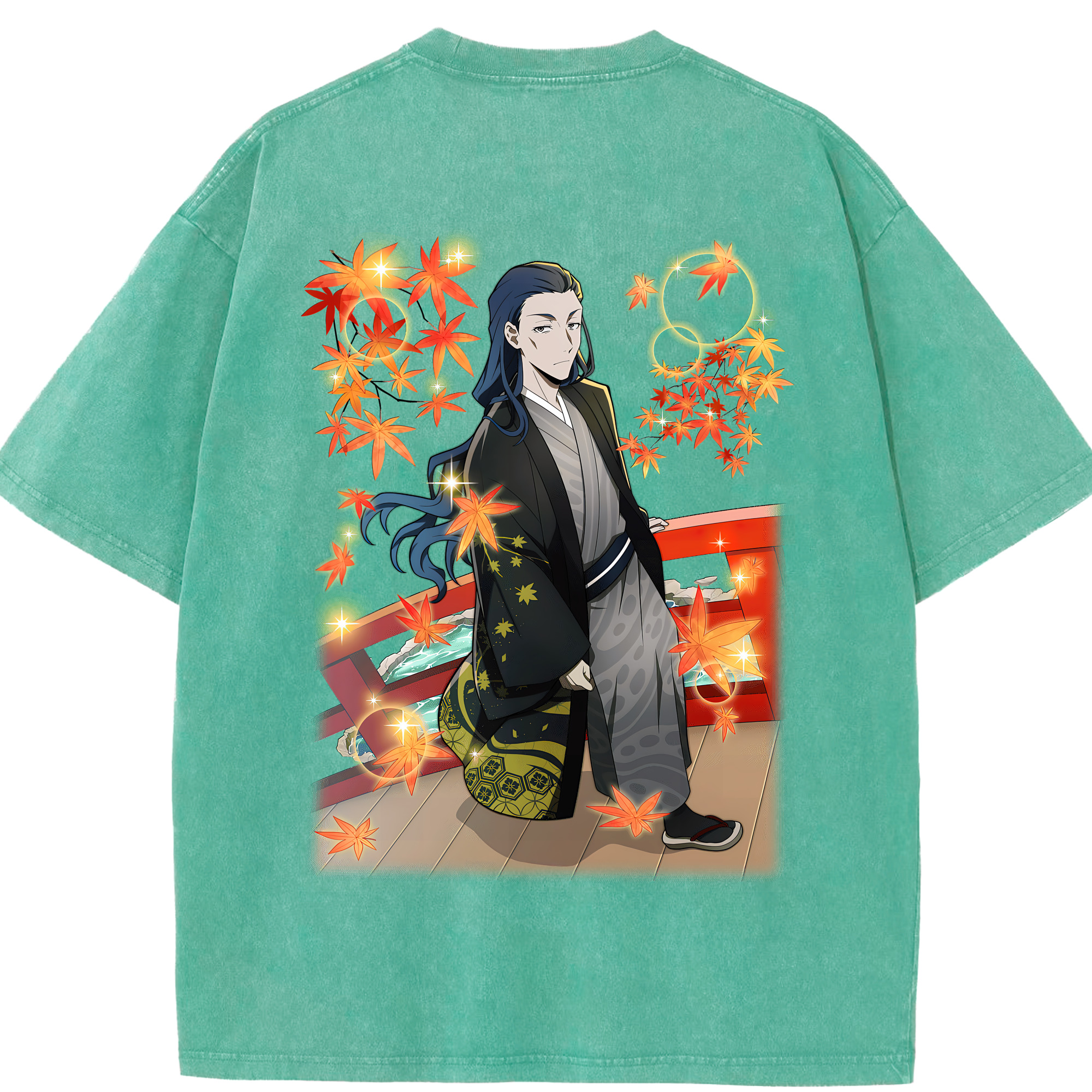 （画像用） 文豪ストレイドッグス Bungo Stray Dogs 綿100% ヴィンテージ風 半袖Tシャツ（背面プリント）